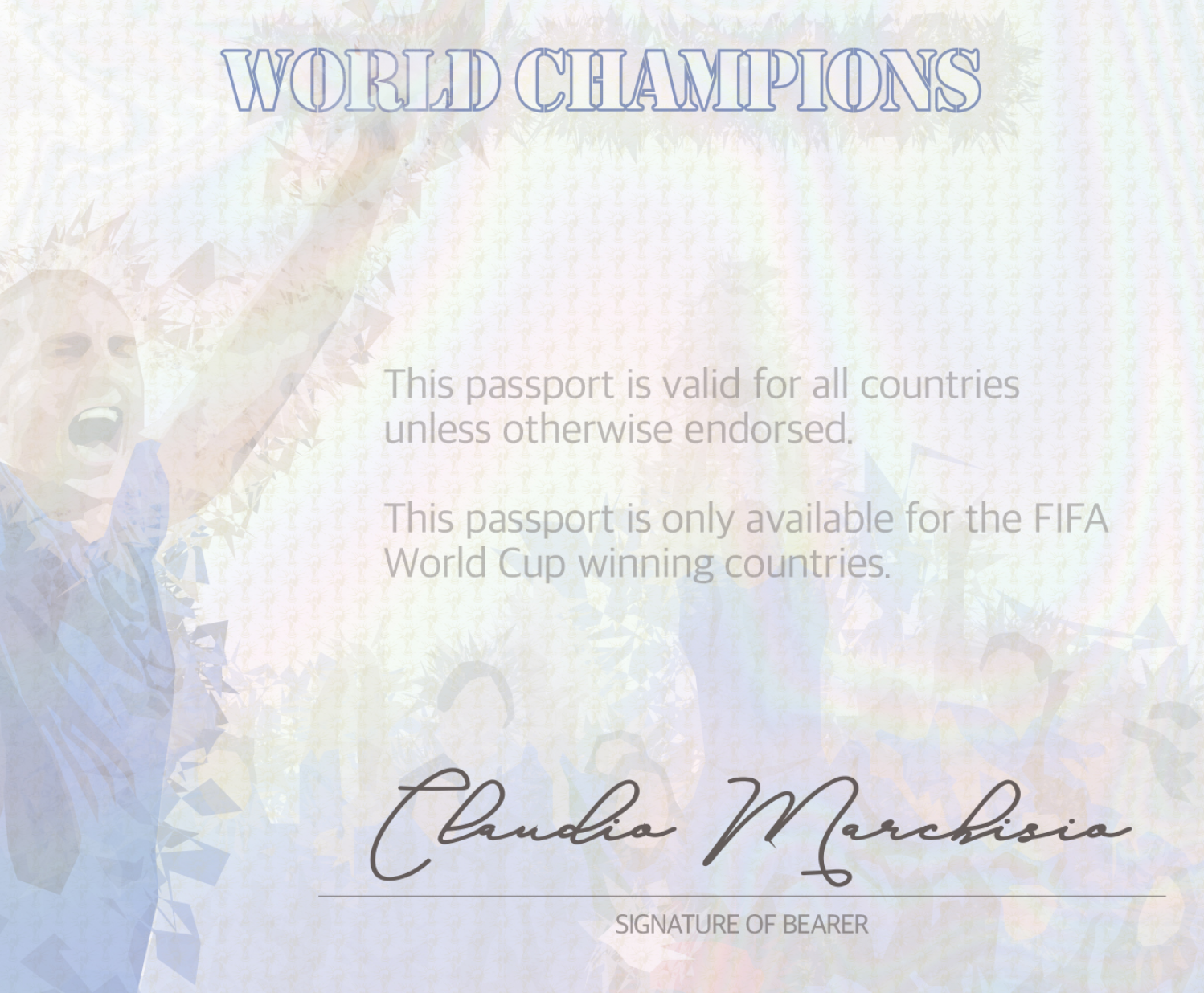 CHAMPIONS PASSPORT Thumbnail